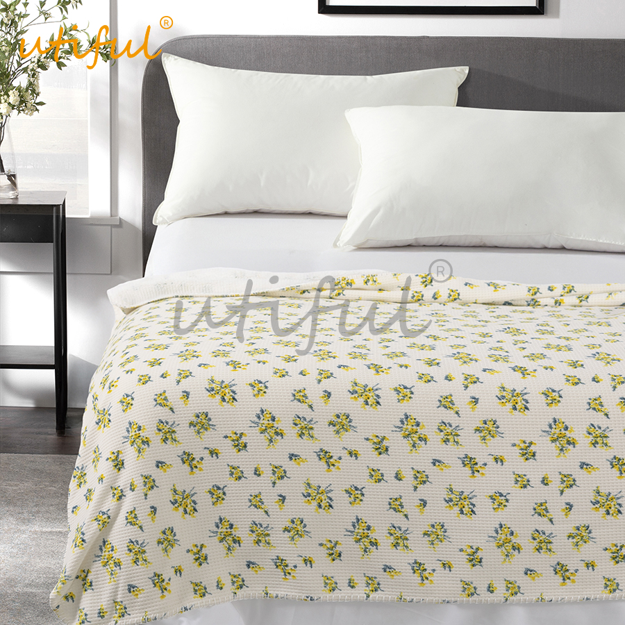 printed fleece throw blanket